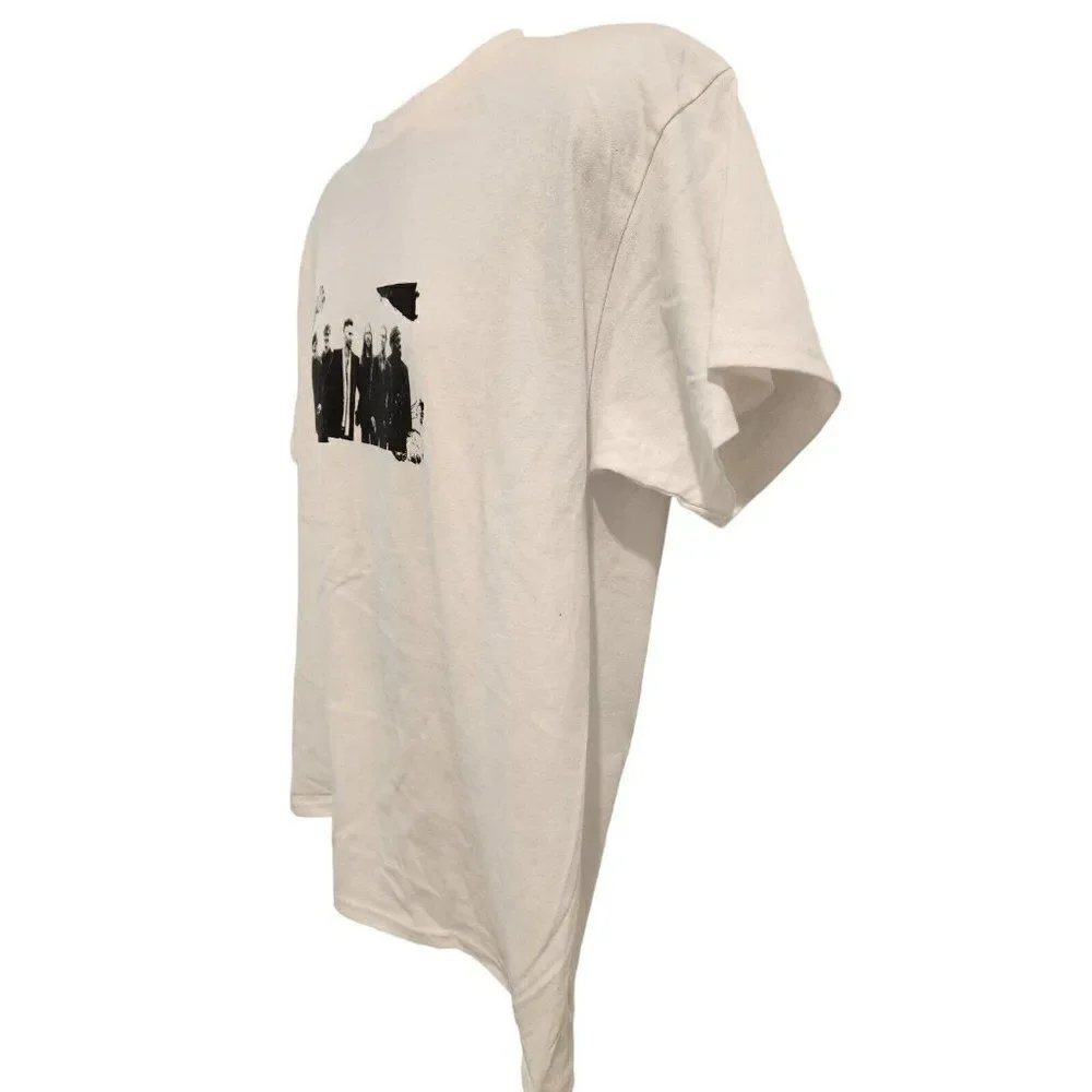 Maroon 5 White Graphic Band Tshirt L World Tour 2022 Rock Concert Pop